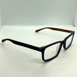DRAGON DR181 Kevin Men’s Eyeglasses Frames RX-able 006 Brown Black Blue Edge NWT